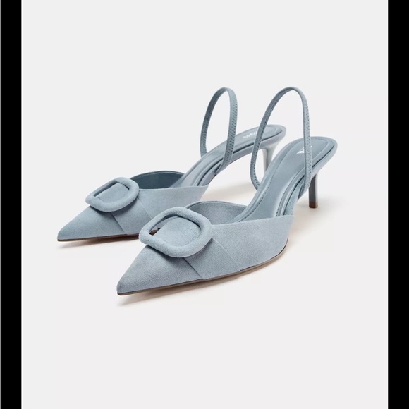 Zara Shoes - Zara Brand New 
Slingback Heels Size 8 (39)